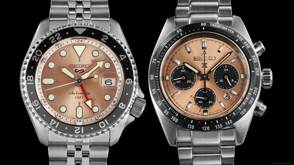 Seiko 5 Sports GMT Thong Sia Limited Edition Brown Dial Silver Steel Strap Watch for Men - SSK043K1 Buy Now By Seiko