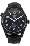 Tag Heuer Carrera Calibre 5 Drive Timer Black Dial Black Leather Strap Watch for Men - WAR2A80.FC6337 Buy Now By Tag Heuer