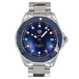 Tag Heuer Aquaracer Diamonds Blue Dial Silver Steel Strap Watch for Women - WAY131L.BA0748 Buy Now By Tag Heuer
