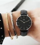 Daniel Wellington Classic Petite Reading Black Dial Black Leather Strap Watch For Women - DW00100235 Buy Now By Daniel Wellington