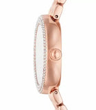 Emporio Armani Rosa Quartz Mother of Pearl Black Dial Rose Gold Steel Strap Watch For Women - AR11372 Buy Now By Emporio Armani