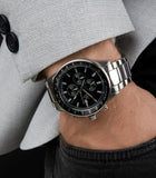 Maserati SFIDA Chronograph Black Dial Silver Steel Strap Watch For Men - R8873640015 Buy Now By Maserati