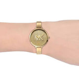 Michael Kors Parker Crystals Gold Dial Gold Steel Strap Watch For Women - MK4469 Buy Now By Michael Kors