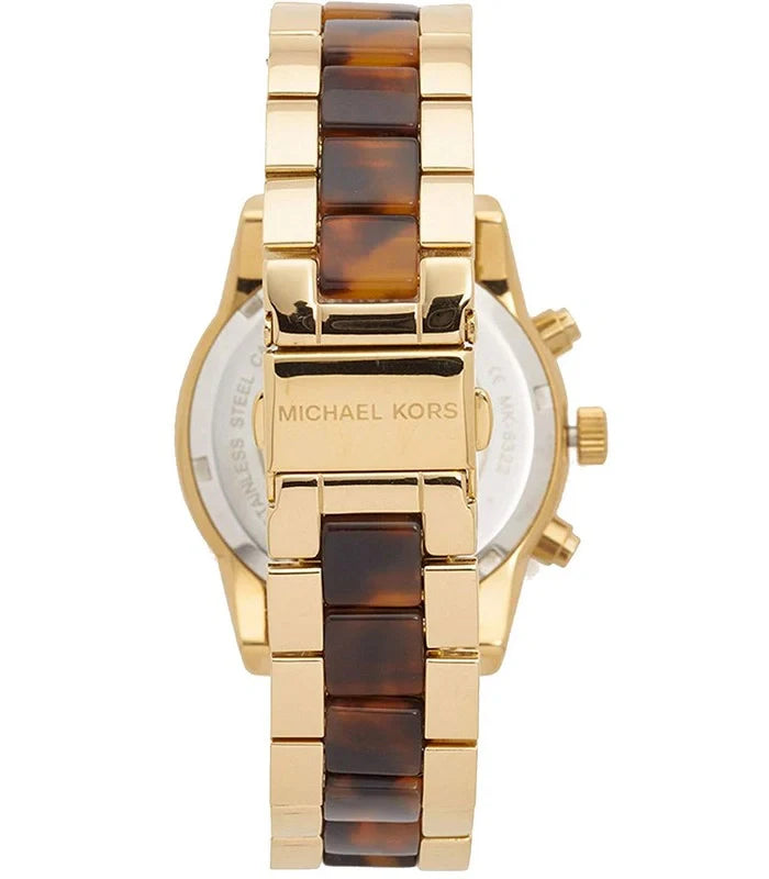 Michael Kors Ritz Gold Dial Two Tone Steel Strap Watch for Women - MK6322 Buy Now By Michael Kors