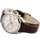 Hugo Boss Driver Quartz Silver Dial Brown Leather Strap Watch For Men - HB1512881 Buy Now By Hugo Boss