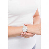 Guess Cosmo Diamonds Silver Dial Silver Steel Strap Watch For Women - GW0033L1 Buy Now By Guess