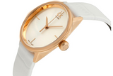 Calvin Klein Accent White Dial White Leather Strap Watch for Women - K2Y2Y6KW Buy Now By Calvin Klein