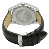 Emporio Armani Valente Black Dial Black Leather Strap Watch For Men - AR0643 Buy Now By Emporio Armani