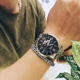 Fossil Townsman Black Dial Silver Steel Strap Watch for Men - ME3107 Buy Now By Fossil