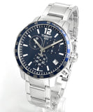 Tissot Quickster Chronograph Blue Dial Watch For Men - T095.417.11.047.00 Buy Now By Tissot