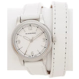 Burberry Utilitarian White Dial White Leather Strap Watch for Women - BU7846 Buy Now By Burberry