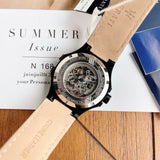 Maserati Automatic Skeleton Black Dial Black Leather Strap Watch For Men - R8821108021 Buy Now By Maserati