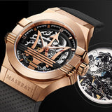 Maserati Potenza Limited Edition Automatic Skeleton Black Dial Black Leather Strap Watch For Men - R8821108025 Buy Now By Maserati