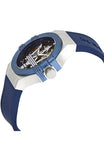 Maserati Potenza Skeleton Dial Quartz Blue Silicon Watch For Men - R8821108028 Buy Now By Maserati