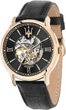 Maserati Epoca Automatic Skeleton Mechanical Black Watch For Men - R8821118001 Buy Now By Maserati