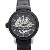 Maserati Automatic Black Dial Black Leather Strap Watch For Men - R8821119007 Buy Now By Maserati