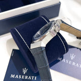 Maserati Potenza Blue Dial Blue Leather Strap Watch For Men - R8851108015 Buy Now By Maserati