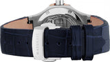 Maserati Potenza Diamonds Silver Dial Blue Leather Strap Watch For Women - R8851108502 Buy Now By Maserati