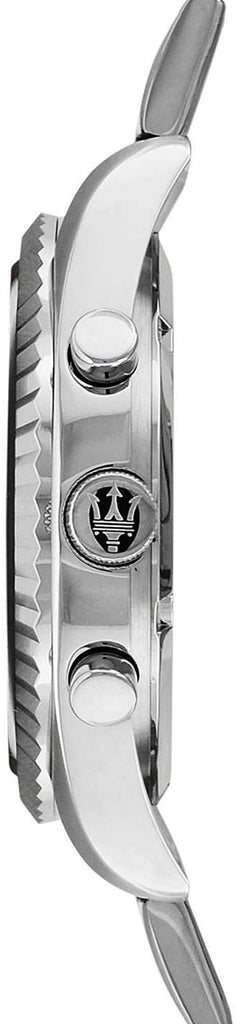 Maserati Competizione Chronograph Black Dial Silver Steel Strap Watch For Men - R8853100012 Buy Now By Maserati