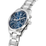 Maserati Competizione Chronograph Blue Dial Silver Steel Strap Watch For Men - R8853100013 Buy Now By Maserati