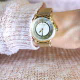 Maserati Epoca Mother of Pearl Dial Yellow Gold Mesh Strap Watch For Women - R8853118502 Buy Now By Maserati