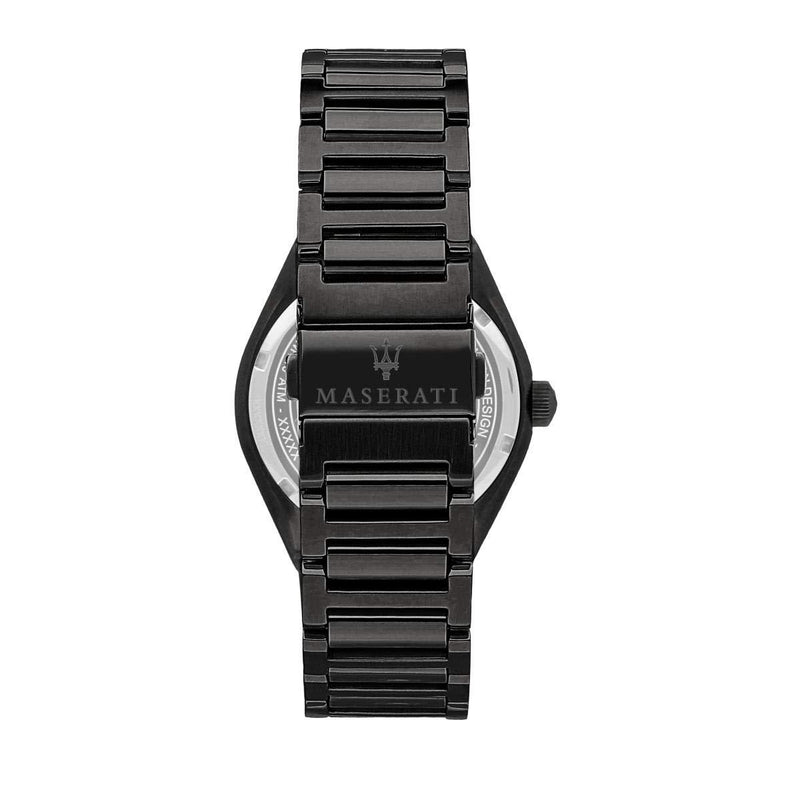 Maserati Triconic Analog Black Dial Black Steel Strap Watch For Men - R8853139004 Buy Now By Maserati