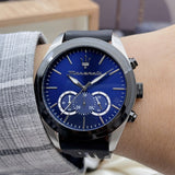 Maserati Traguardo Chronograph Blue Dial Black Silicone Strap Watch For Men - R8871612044 Buy Now By Maserati