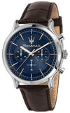 Maserati Epoca Chronograph Blue Dial Brown Leather Strap Watch For Men - R8871618014 Buy Now By Maserati