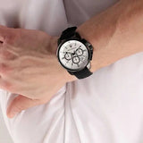 Maserati Successo 44mm White Dial Black Silicone Strap Watch For Men - R8871621010 Buy Now By Maserati