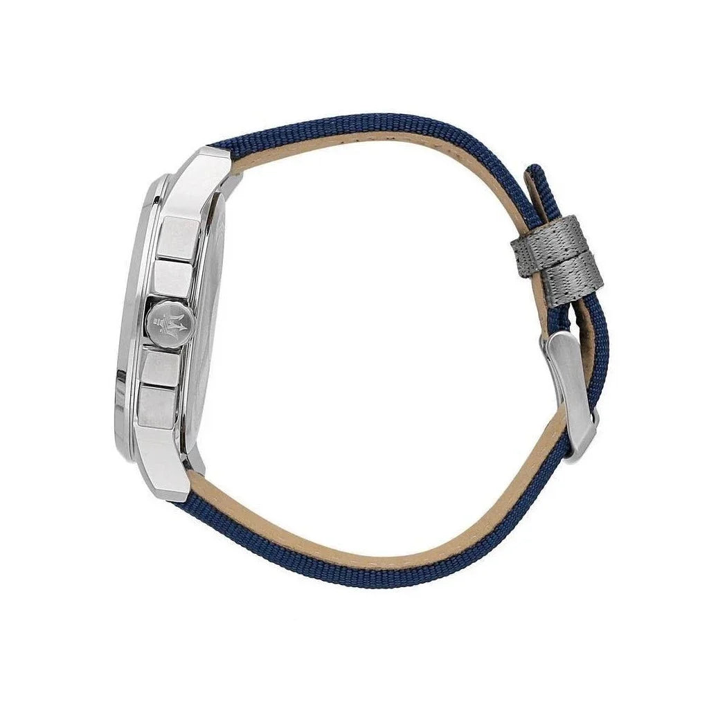 Maserati Royale 44mm Stainless Steel Fiber Strap Watch For Men - R8871637001 Buy Now By Maserati