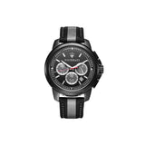 Maserati Royale 44mm Black Dial Stainless Steel Fiber Strap Watch For Men - R8871637002 Buy Now By Maserati