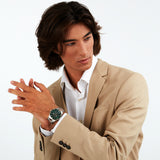 Maserati Competizione Chronograph Green Dial Two Tone Steel Strap Watch For Men - R8873600004 Buy Now By Maserati