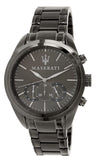 Maserati Traguardo Gun Metal Dial Grey Steel Strap Watch For Men - R8873612002 Buy Now By Maserati