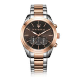 Maserati Traguardo Chronograph Brown Dial Two Tone Steel Strap Men's Watch - R8873612003 Buy Now By Maserati