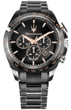Maserati Traguardo Chronograph Black Dial Black Steel Strap Watch For Men - R8873612048 Buy Now By Maserati