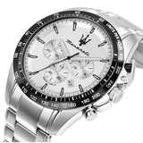 Maserati Traguardo Chronograph Silver Dial Silver Steel Strap Watch For Men - R8873612049 Buy Now By Maserati