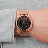 Maserati Epoca Black Dial Gold Mesh Bracelet Watch For Men - R8873618005 Buy Now By Maserati