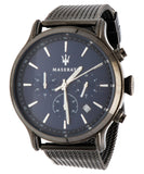 Maserati Epoca Black Edition Blue Dial Black Mesh Bracelet Watch For Men - R8873618008 Buy Now By Maserati