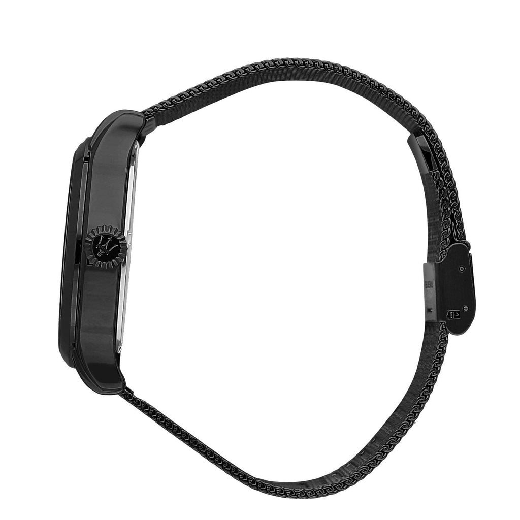 Maserati Epoca Chronograph Black Dial Black Mesh Strap Watch For Men - R8873618013 Buy Now By Maserati