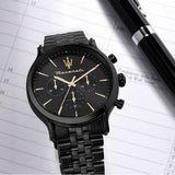 Maserati Epoca Chronograph Limited Edition Black Dial Black Steel Strap Watch For Men - R8873618020 Buy Now By Maserati