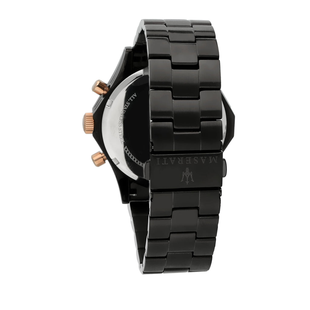 Maserati Circuito Black Dial Black Steel Strap Watch For Men - R8873627001 Buy Now By Maserati