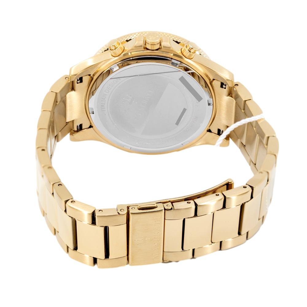 Maserati SFIDA Quartz Yellow Dial Gold Strap Watch For Men - R8873640005 Buy Now By Maserati