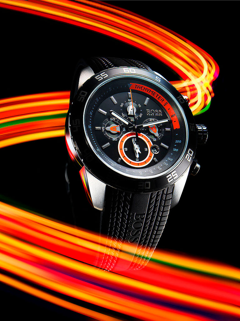 Hugo Boss Motorsport Special Edition Black Dial Black Rubber Strap Watch For Men - HB1512662 Buy Now By Hugo Boss