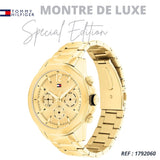 Tommy Hilfiger Lars Chronograph Gold Dial Gold Steel Strap Watch For Men - 1792060 Buy Now By Tommy Hilfiger