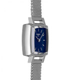 Tissot Lovely Square Blue Dial Silver Mesh Bracelet Watch For Women - T058.109.11.041.00 Buy Now By Tissot