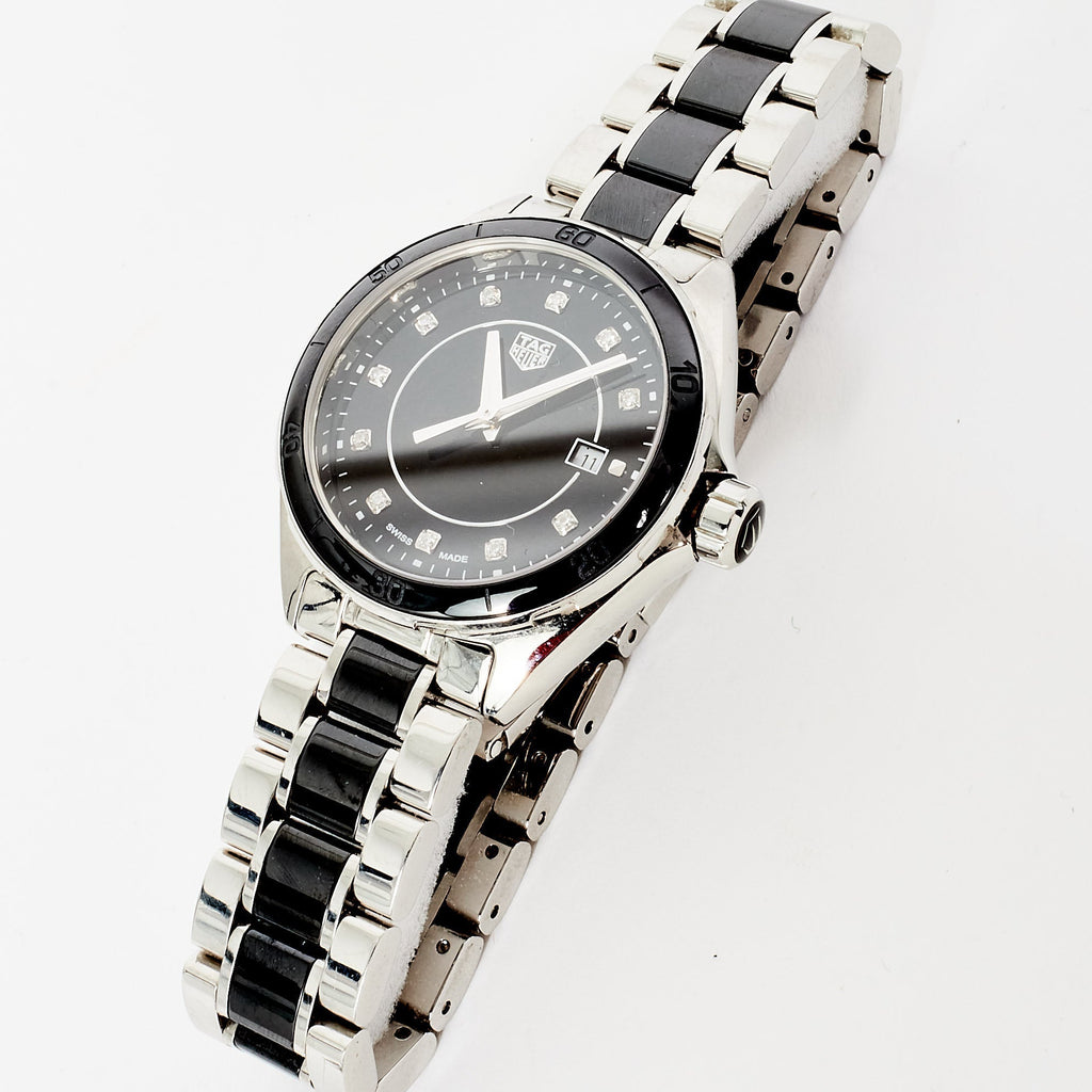 Tag Heuer Formula 1 Diamonds Black Dial Two Tone Steel Strap Watch for Women - WBJ141AB.BA0973 Buy Now By Tag Heuer