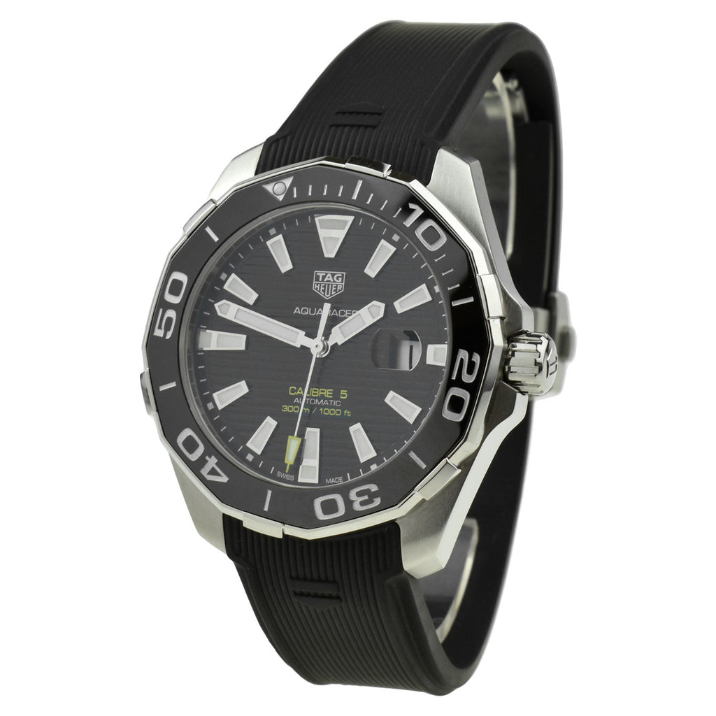 Tag Heuer Aquaracer Black Dial Watch for Men - WAY201A.FT6142 Buy Now By Tag Heuer