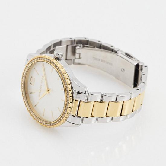 Michael Kors Layton Quartz Silver Dial Two Tone Steel Strap Watch For Women - MK6899 Buy Now By Michael Kors