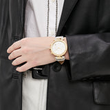 Michael Kors Parker Chronograph White Dial White Leather Strap Watch For Women - MK6916 Buy Now By Michael Kors