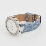 Michael Kors Parker Silver Dial Blue Leather Strap Watch For Women - MK6936 Buy Now By Michael Kors